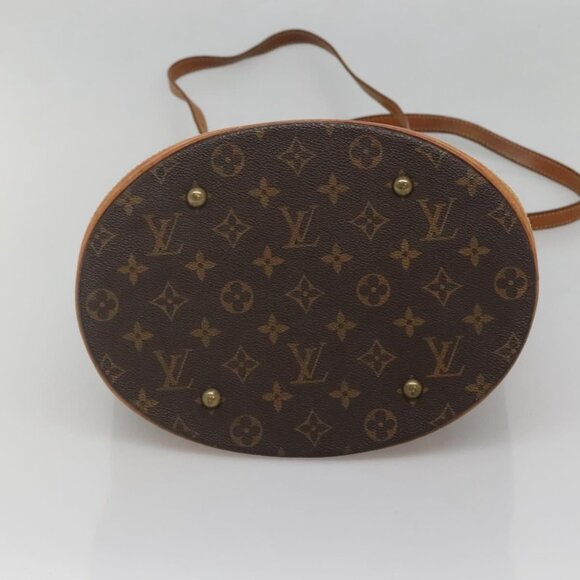 LOUIS VUITTON Monogram Bucket GM Shoulder Bag M42236 LV Auth 140772 - Picture 6 of 16